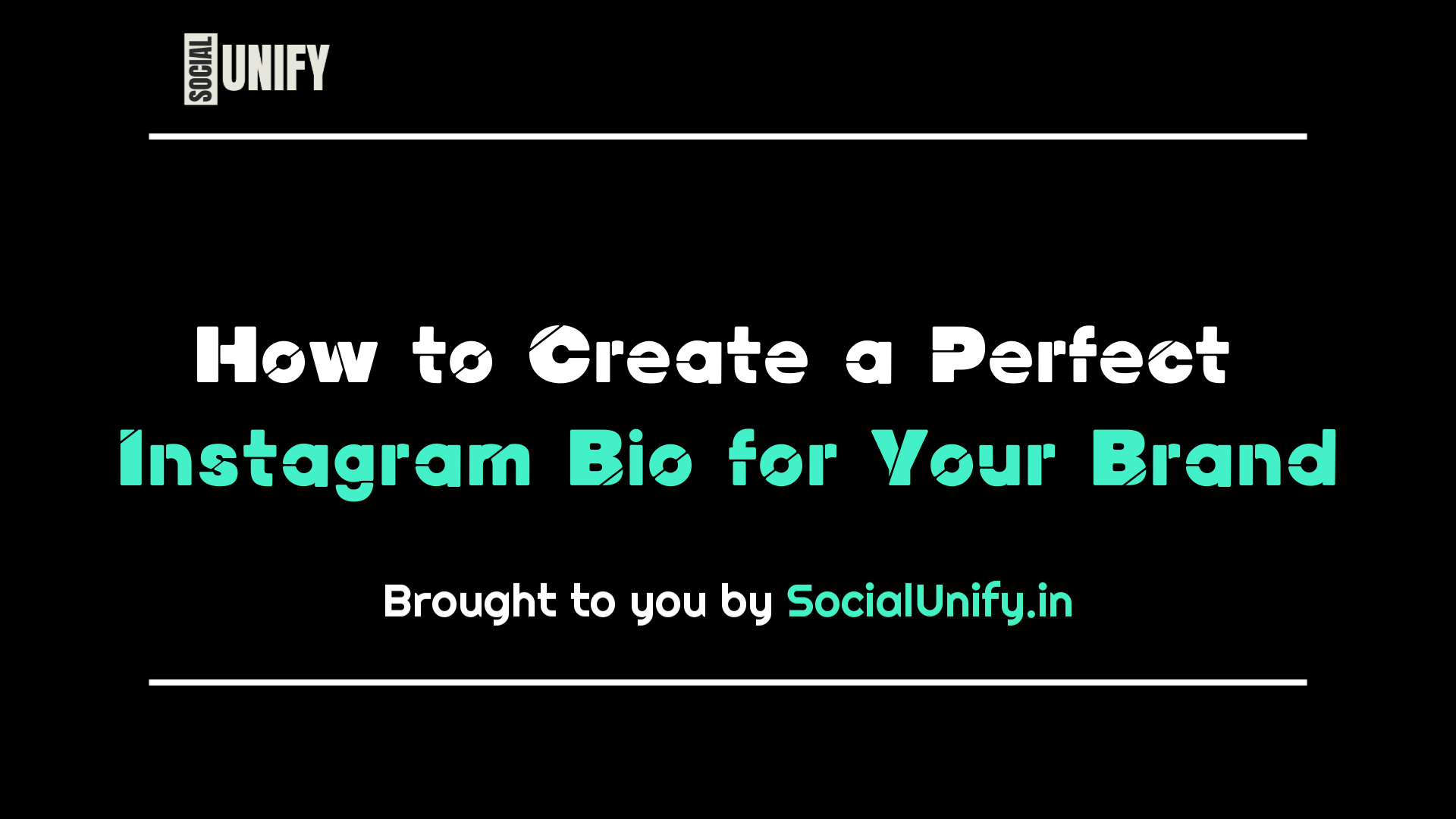 How to Create a Perfect Instagram Bio for Your Brand-Thumbnail